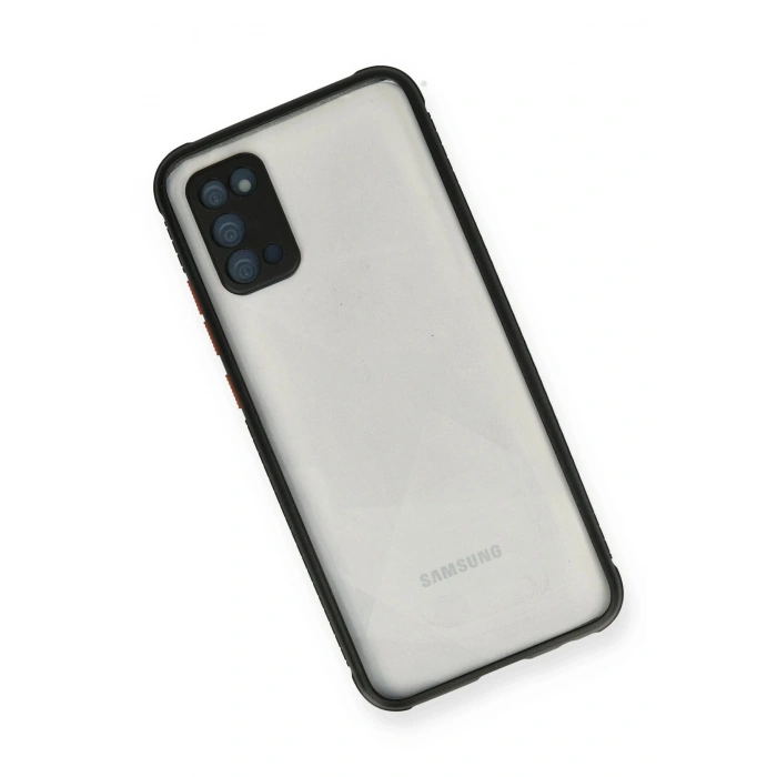 Durukar®  Samsung Galaxy A02S Kılıf Miami Şeffaf Silikon - Siyah