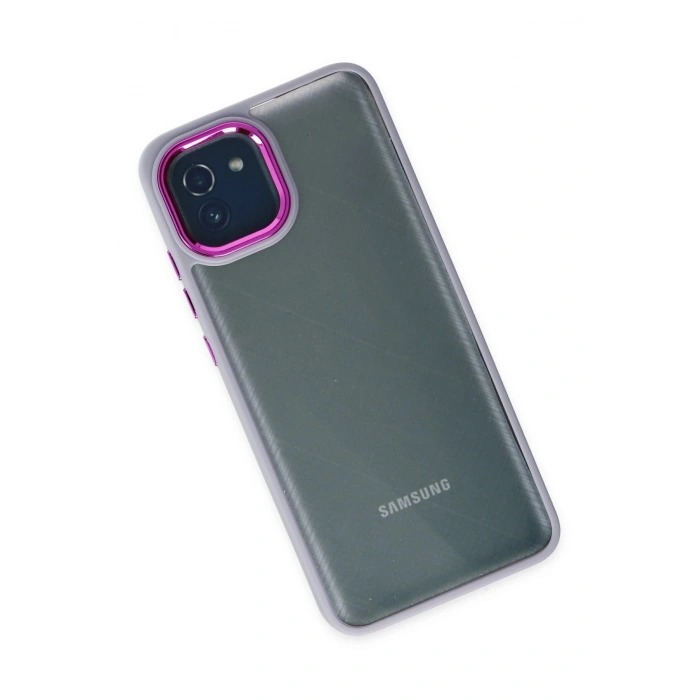 Durukar®  Samsung Galaxy A03 Kılıf Dora Kapak - Lila