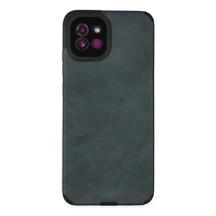 Durukar®  Samsung Galaxy A03 Kılıf Loop Deri Silikon - Lacivert