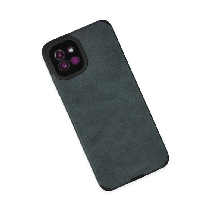 Durukar®  Samsung Galaxy A03 Kılıf Loop Deri Silikon - Lacivert