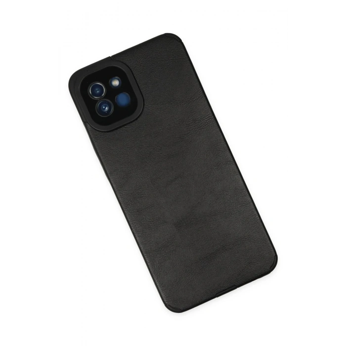 Durukar®  Samsung Galaxy A03 Kılıf Loop Deri Silikon - Siyah