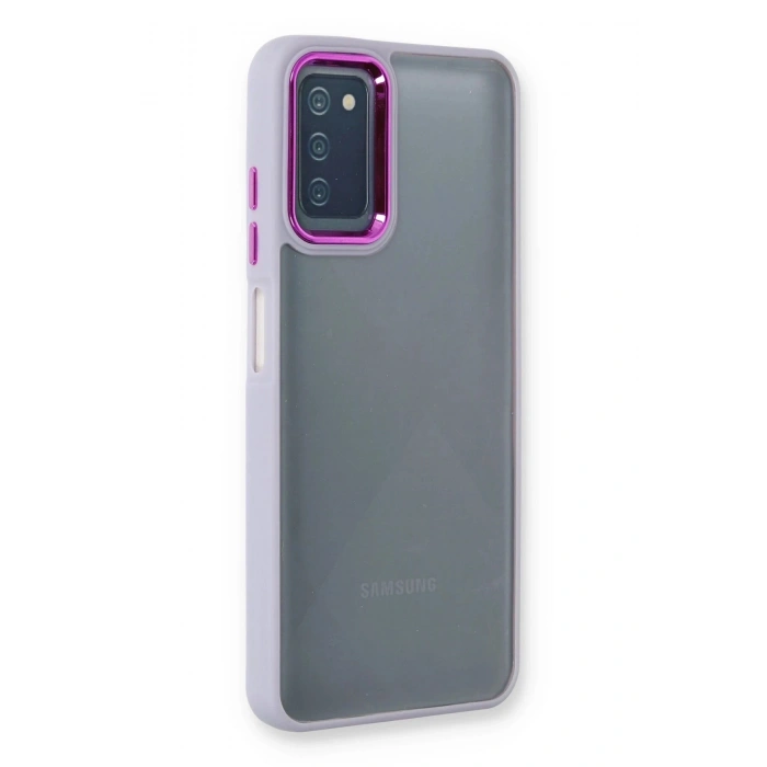 Durukar®  Samsung Galaxy A03S Kılıf Dora Kapak - Lila