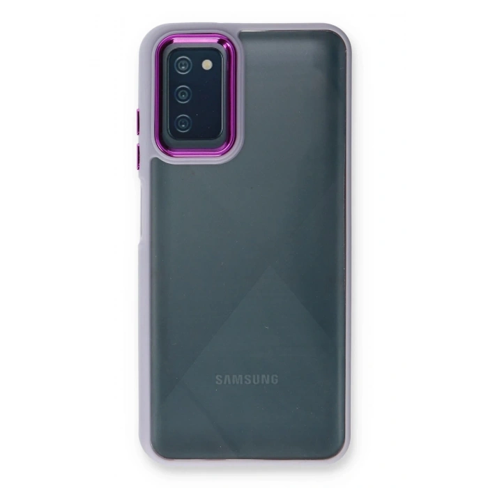 Durukar®  Samsung Galaxy A03S Kılıf Dora Kapak - Lila