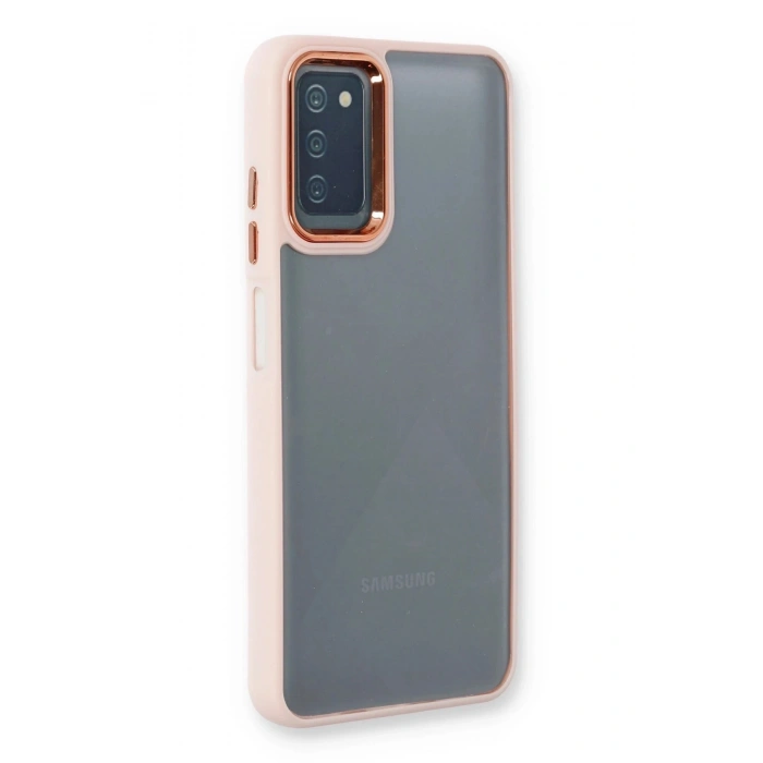 Durukar®  Samsung Galaxy A03S Kılıf Dora Kapak - Pudra