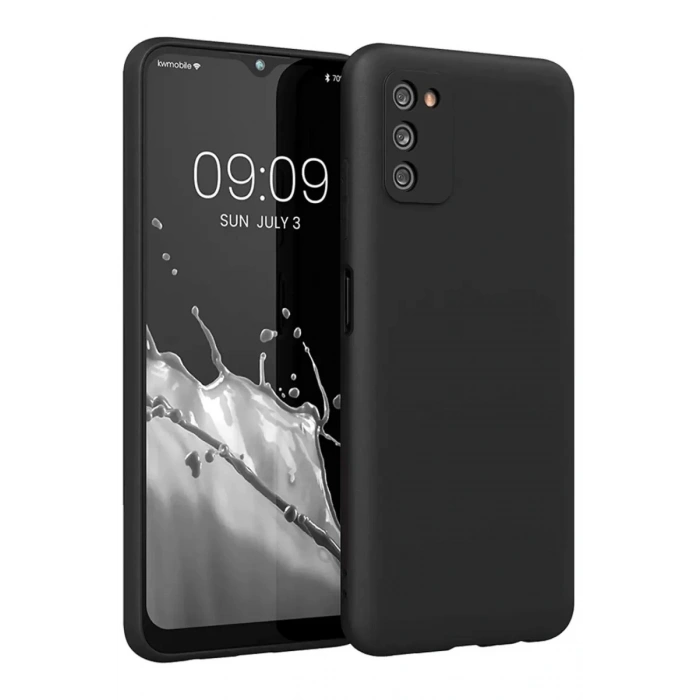 Durukar®  Samsung Galaxy A03S Kılıf First Silikon - Siyah