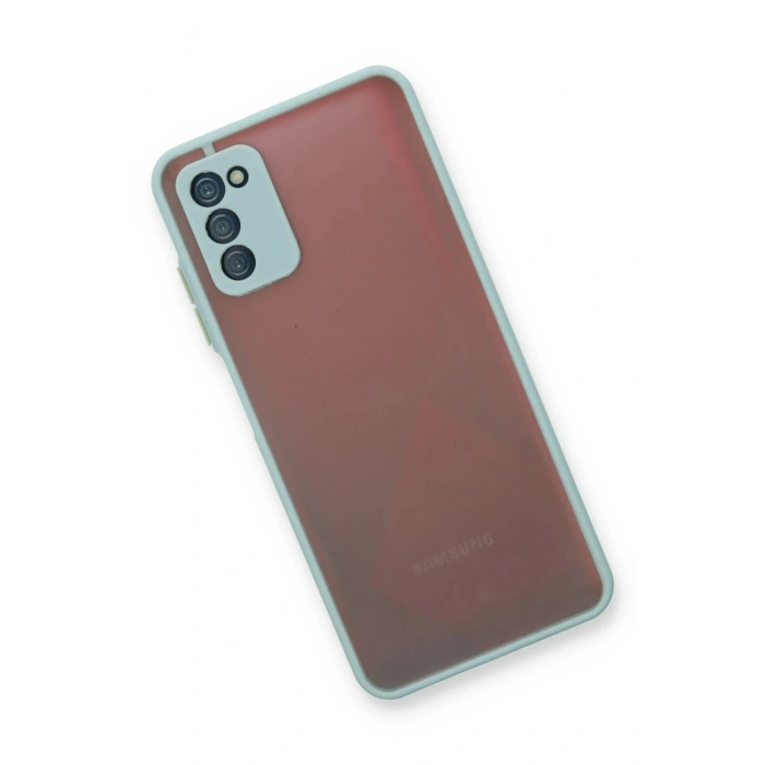 Durukar®  Samsung Galaxy A03S Kılıf Montreal Silikon Kapak - Turkuaz