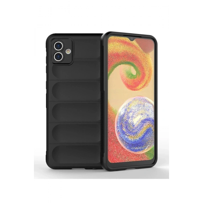 Durukar®  Samsung Galaxy A04 Kılıf Optimum Silikon - Siyah