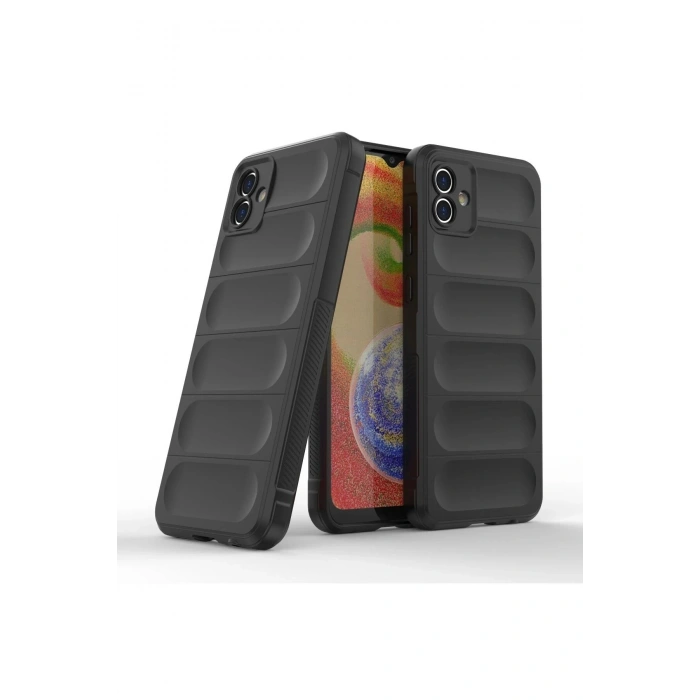 Durukar®  Samsung Galaxy A04 Kılıf Optimum Silikon - Siyah