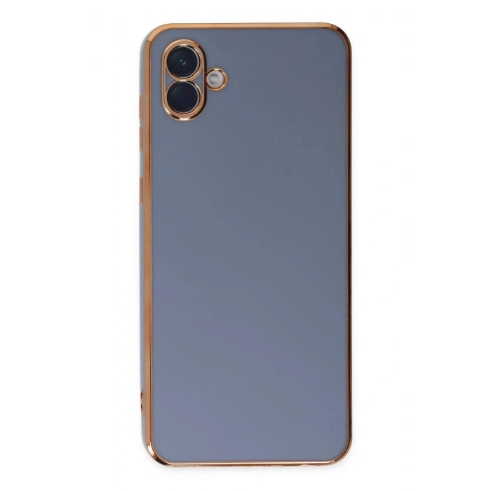 Durukar®  Samsung Galaxy A04 Kılıf Volet Silikon - Mavi