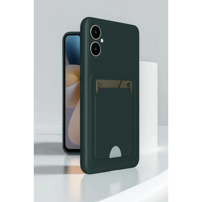 Durukar®  Samsung Galaxy A05 Kelvin Kartvizitli Silikon - Siyah