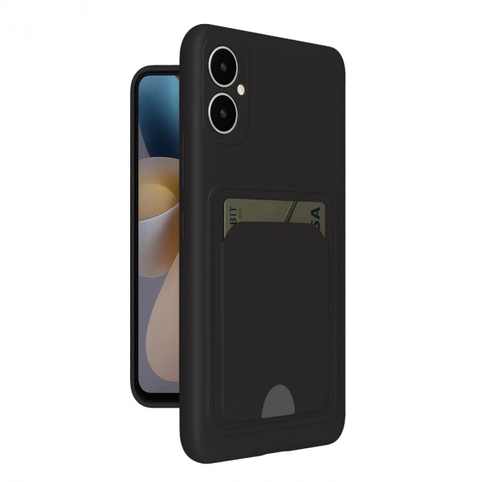 Durukar®  Samsung Galaxy A05 Kelvin Kartvizitli Silikon - Siyah