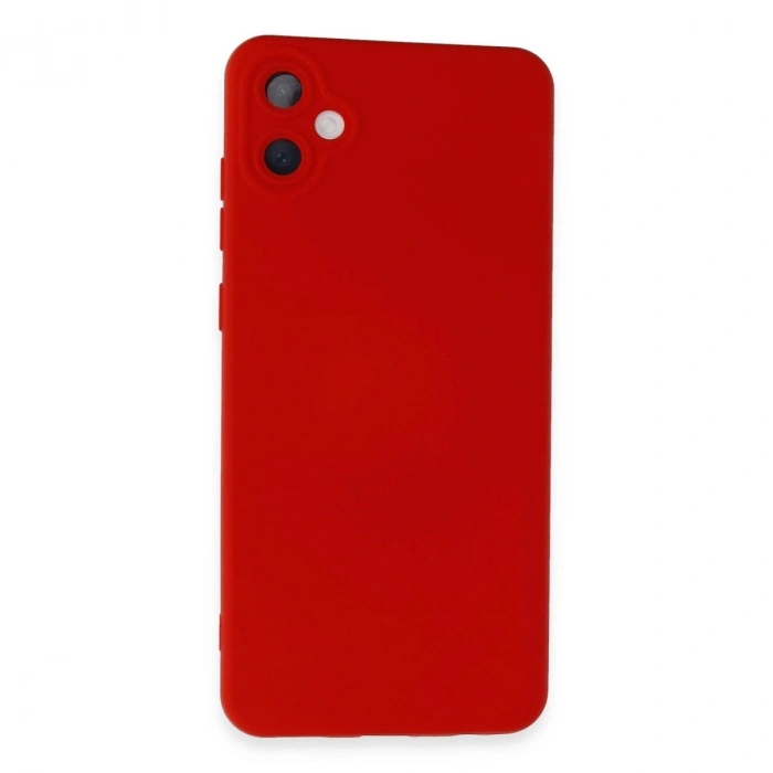 Durukar®  Samsung Galaxy A05 Kılıf Nano içi Kadife Silikon - Kırmızı