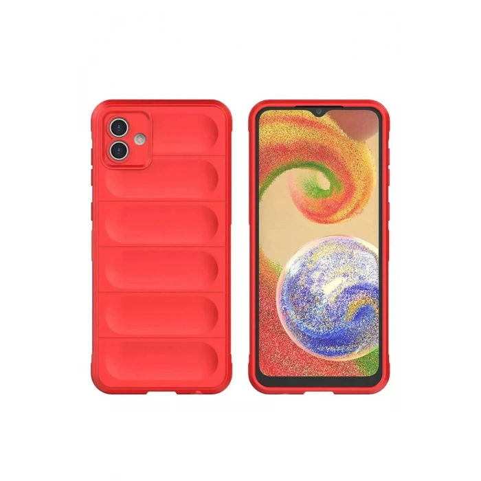 Durukar®  Samsung Galaxy A05 Kılıf Optimum Silikon - Kırmızı