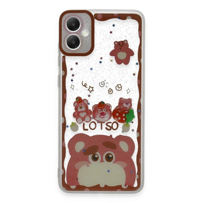 Durukar®  Samsung Galaxy A05 Kılıf Sweet Desenli Silikon Kapak - Pembe