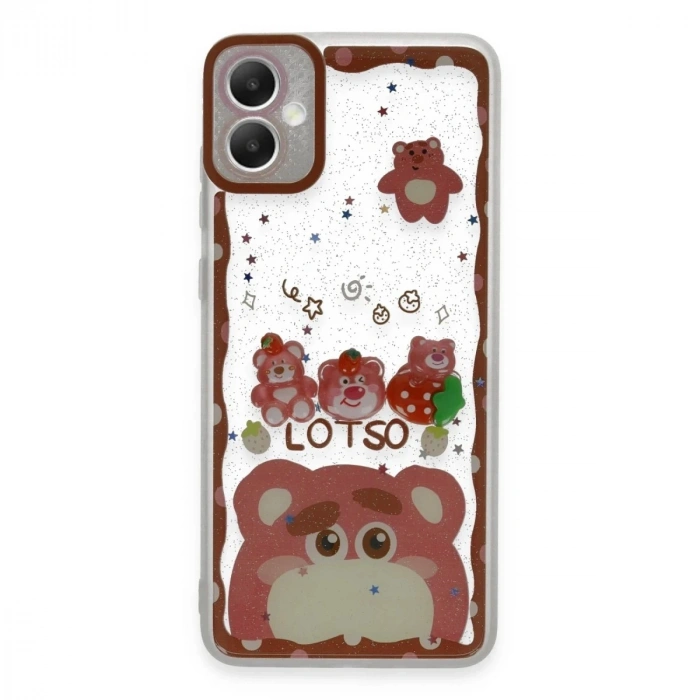 Durukar®  Samsung Galaxy A05 Kılıf Sweet Desenli Silikon Kapak - Pembe