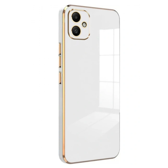 Durukar® Samsung Galaxy A05 Case Volet Silicone - White