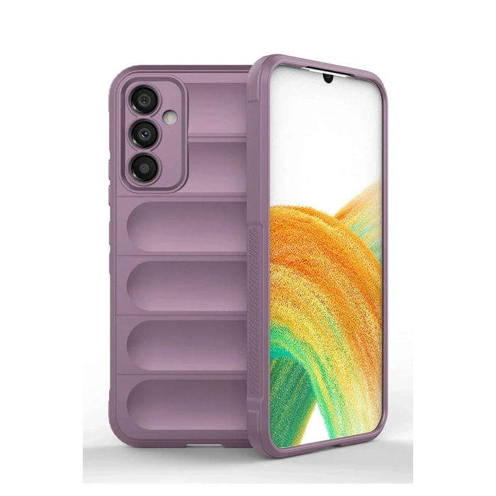Durukar®  Samsung Galaxy A05S Kılıf Optimum Silikon - Mor