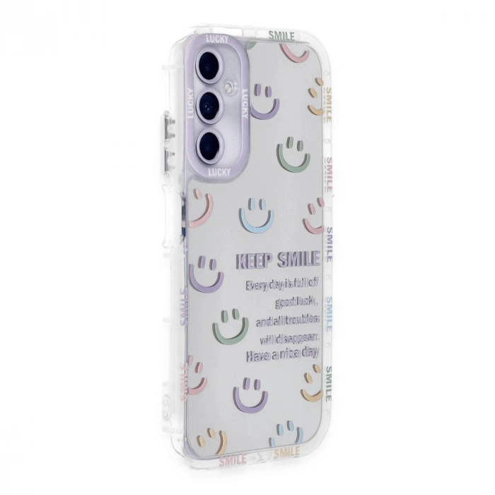 Durukar®  Samsung Galaxy A05S Kılıf Reflexion Desenli Kapak - Desen 2