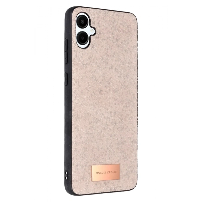 Durukar®  Samsung Galaxy A06 Bright Simli Kapak - Pembe