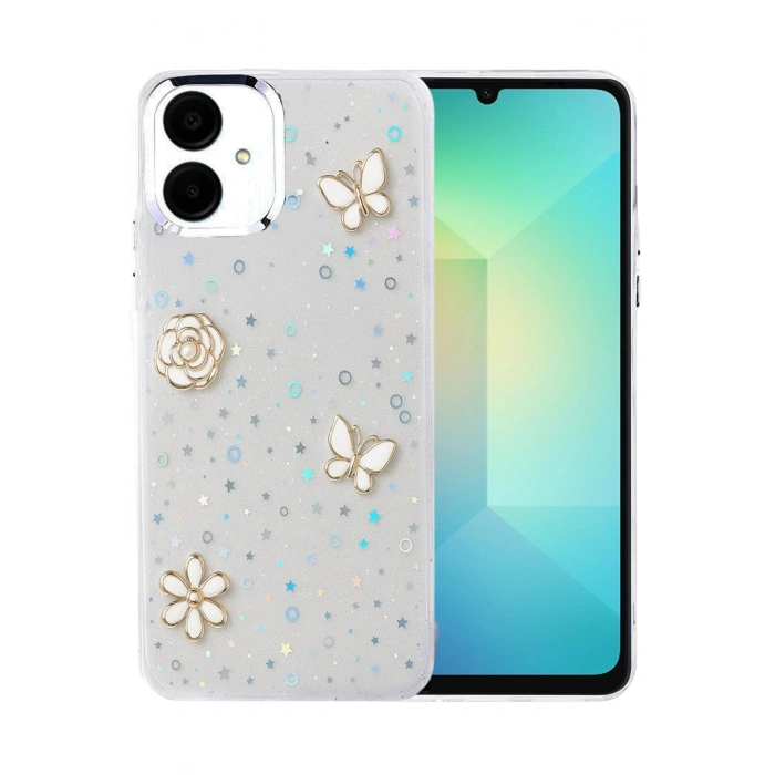 Durukar®  Samsung Galaxy A06 Fiyonk Desenli Kapak - Desen 10