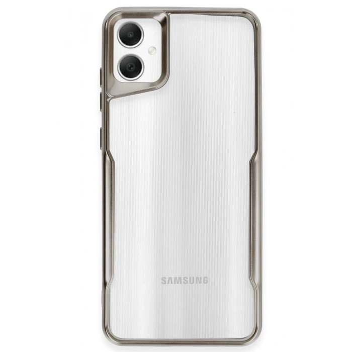 Durukar®  Samsung Galaxy A06 Kılıf Boyi Silikon Kapak - Titan Gri
