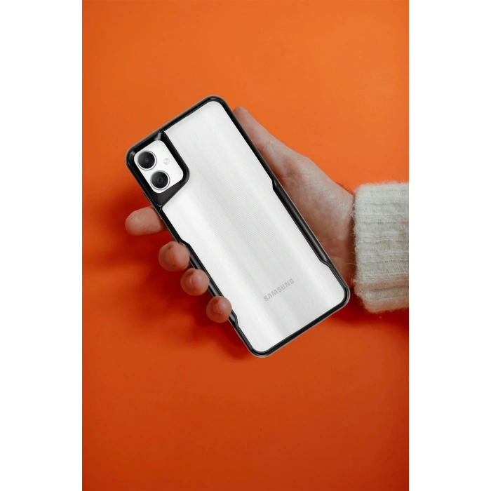 Durukar®  Samsung Galaxy A06 Kılıf Boyi Silikon Kapak - Titan Gri