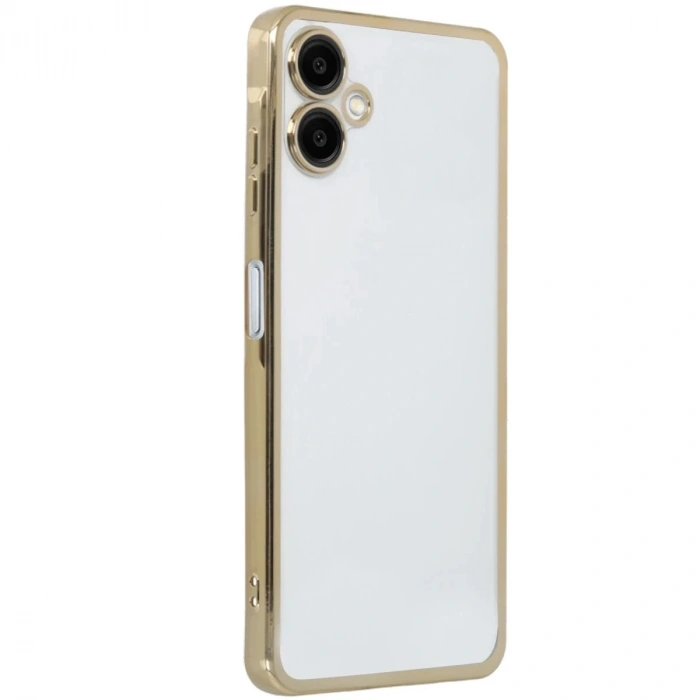 Durukar®  Samsung Galaxy A06 Kılıf  Lensli Silikon - Gold