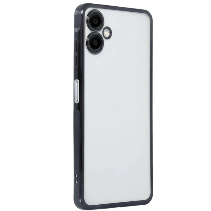 Durukar®  Samsung Galaxy A06 Kılıf  Lensli Silikon - Siyah