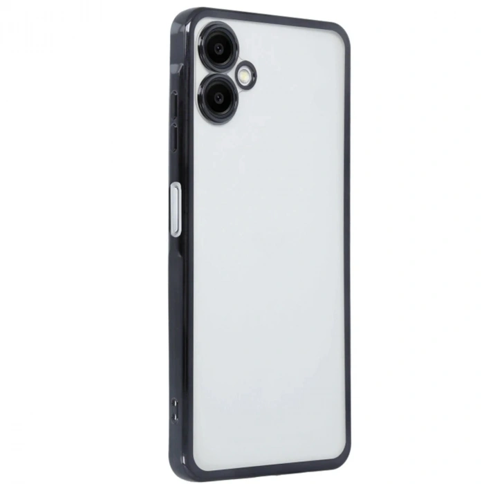 Durukar®  Samsung Galaxy A06 Kılıf  Lensli Silikon - Siyah