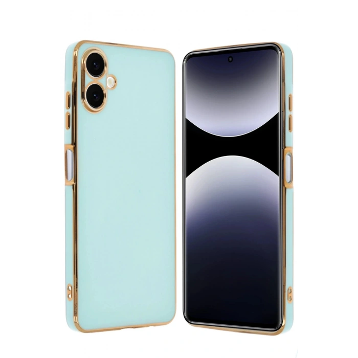 Durukar®  Samsung Galaxy A06 Kılıf Volet Silikon - Açık Yeşil