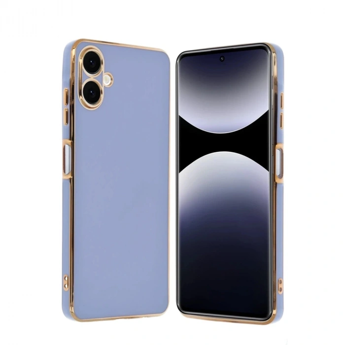 Durukar®  Samsung Galaxy A06 Kılıf Volet Silikon - Mavi