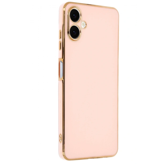 Durukar®  Samsung Galaxy A06 Kılıf Volet Silikon - Pembe
