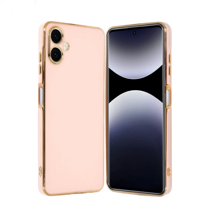 Durukar®  Samsung Galaxy A06 Kılıf Volet Silikon - Pembe