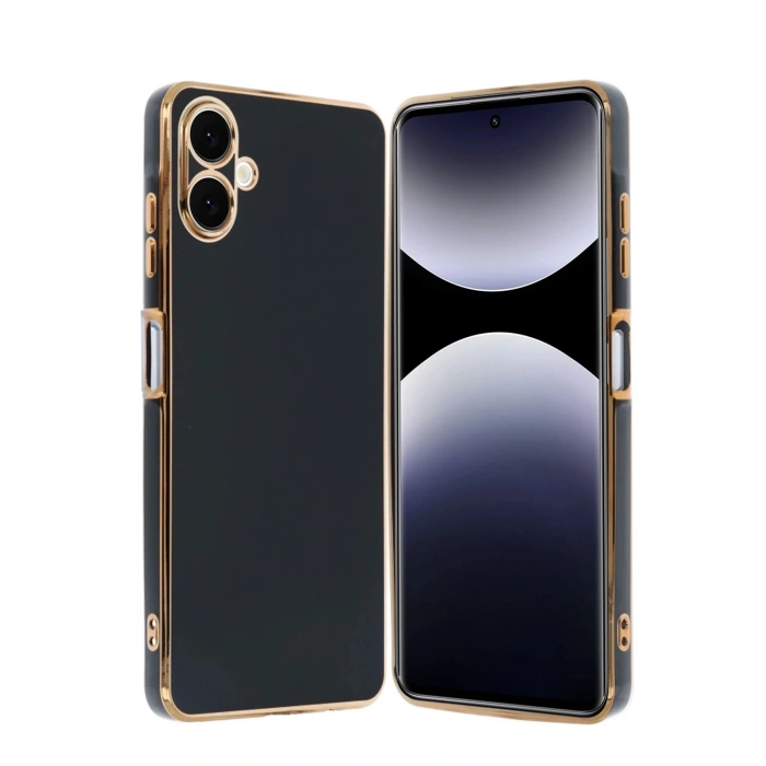 Durukar®  Samsung Galaxy A06 Kılıf Volet Silikon - Siyah