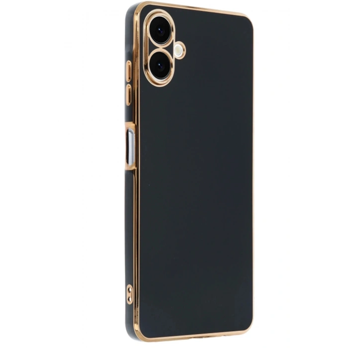 Durukar®  Samsung Galaxy A06 Kılıf Volet Silikon - Siyah