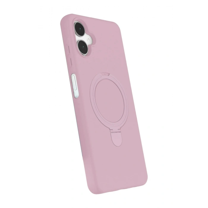 Durukar®  Samsung Galaxy A06 Regal Magsafe Standlı Kapak - Açık Pembe
