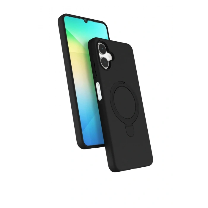 Durukar®  Samsung Galaxy A06 Regal Magsafe Standlı Kapak - Siyah