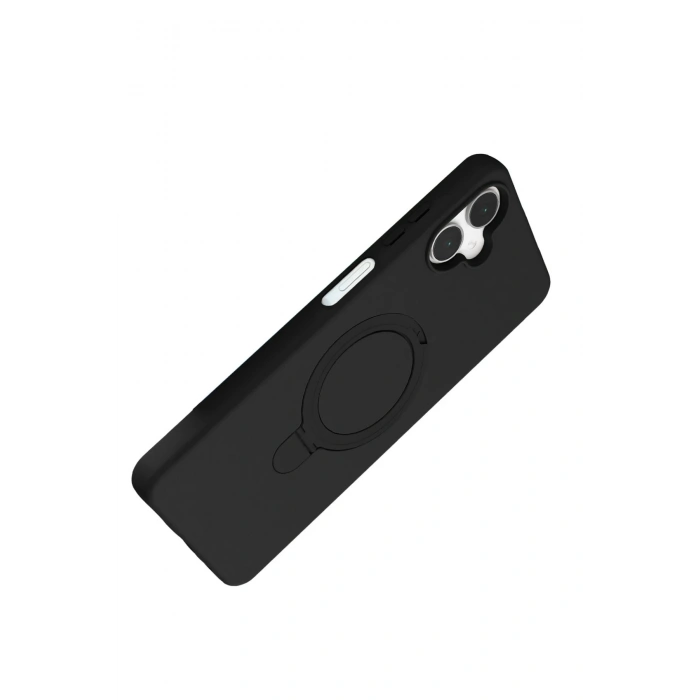 Durukar®  Samsung Galaxy A06 Regal Magsafe Standlı Kapak - Siyah