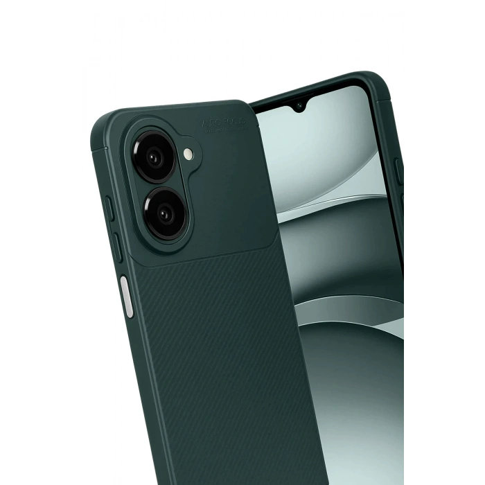 Durukar®  Samsung Galaxy A07 4G Auto Focus Karbon Kapak - Koyu Yeşil