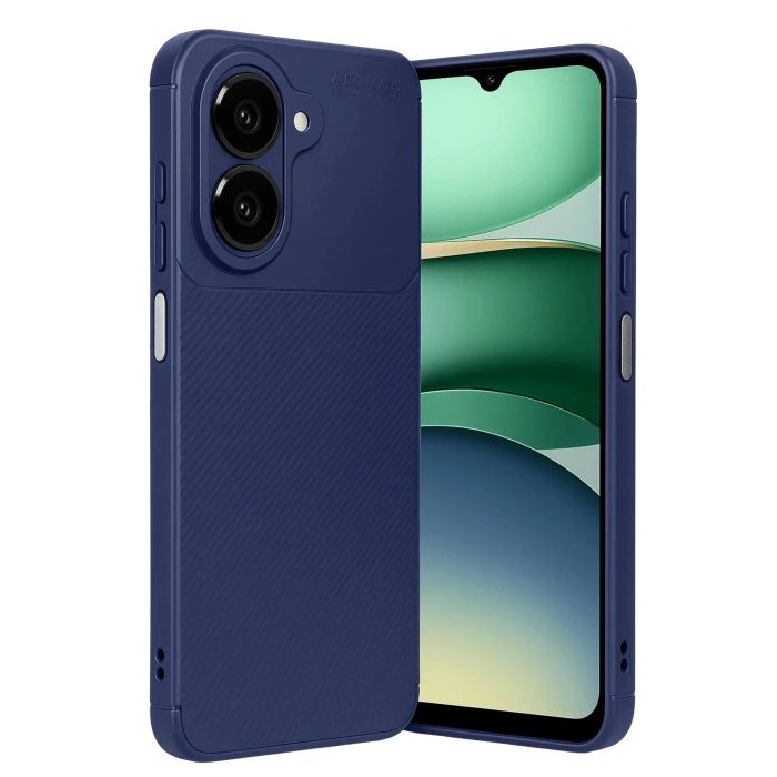 Durukar®  Samsung Galaxy A07 4G Auto Focus Karbon Kapak - Lacivert
