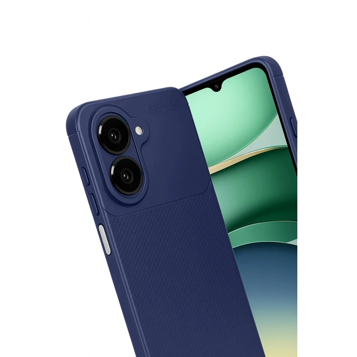 Durukar®  Samsung Galaxy A07 4G Auto Focus Karbon Kapak - Lacivert