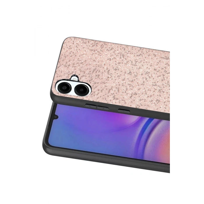 Durukar®  Samsung Galaxy A07 4G Bright Simli Kapak - Pembe