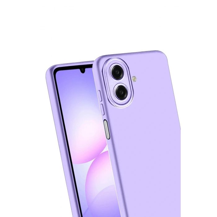 Durukar®  Samsung Galaxy A07 4G First Silikon - Lila