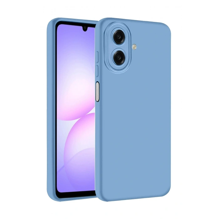 Durukar®  Samsung Galaxy A07 4G First Silikon - Mavi
