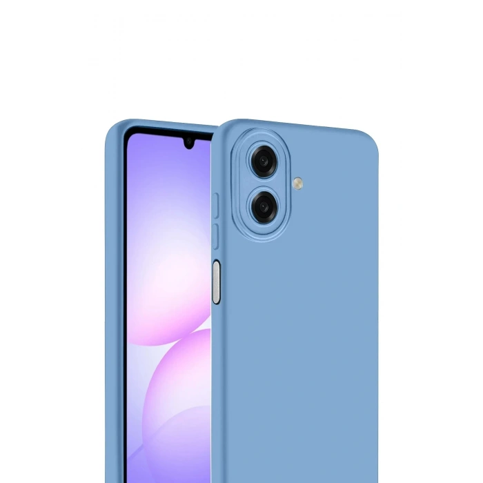 Durukar®  Samsung Galaxy A07 4G First Silikon - Mavi
