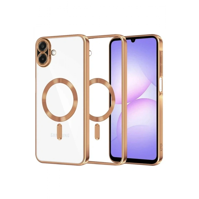Durukar®  Samsung Galaxy A07 4G Kross Magneticsafe Kapak - Çöl Titanyum