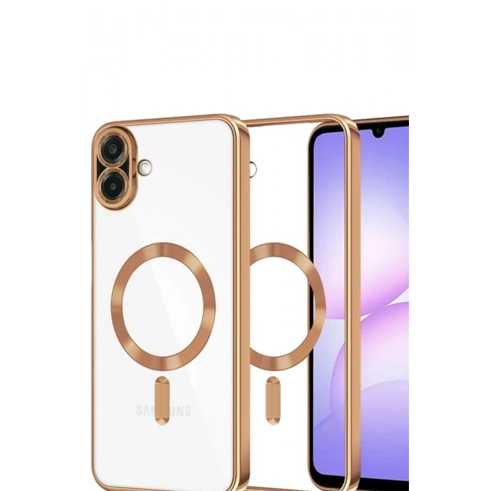 Durukar®  Samsung Galaxy A07 4G Kross Magneticsafe Kapak - Çöl Titanyum