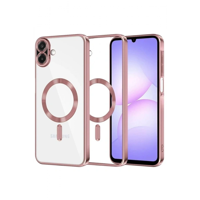 Durukar®  Samsung Galaxy A07 4G Kross Magneticsafe Kapak - Rose