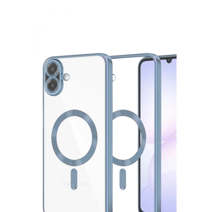 Durukar®  Samsung Galaxy A07 4G Kross Magneticsafe Kapak - Sierra Blue