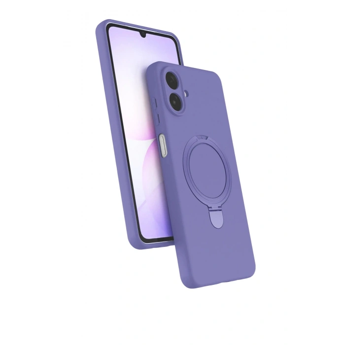 Durukar®  Samsung Galaxy A07 4G Regal Magsafe Standlı Kapak - Lila